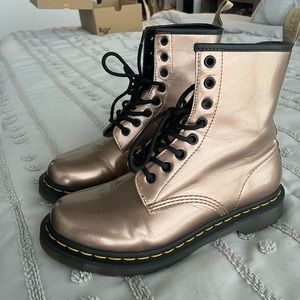 Rose Gold Doc Martens 1460